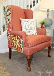 wingback chair walkthrough reupholster reupholstering Bekob.com