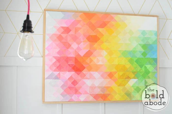 Handmade Canvas Art Projects The Bold Abode