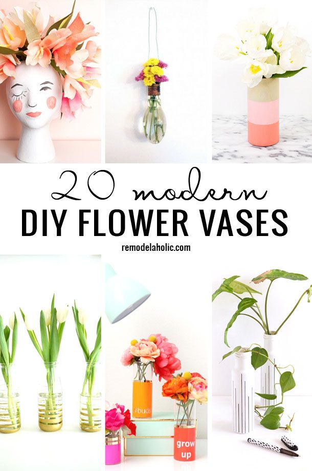 20 Modern Handmade Flower Vases Bekob