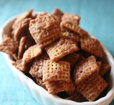 Caramel Nutella Chex Mix