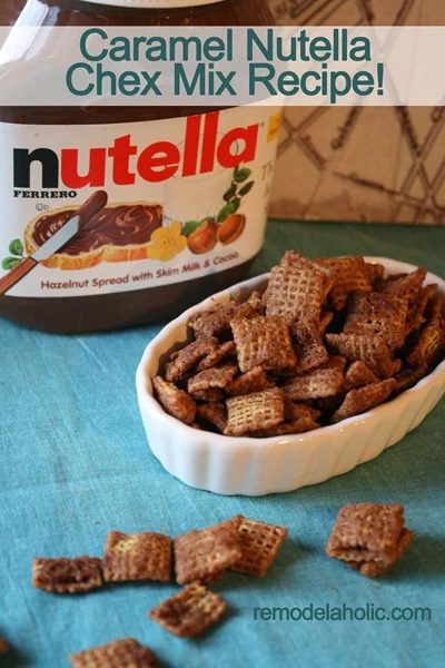 Caramel Nutella Muddy Buddies Recipe3
