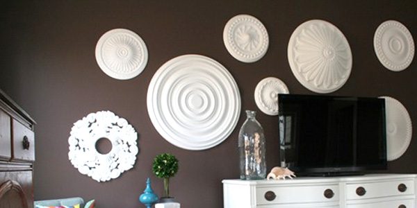 Ceiling Medallion Wall Art For Bedroom Makeover