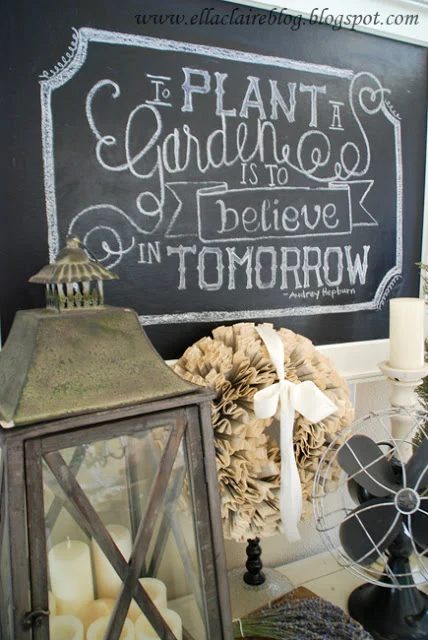 chalkboard drawing walkthrough, Ella Claire