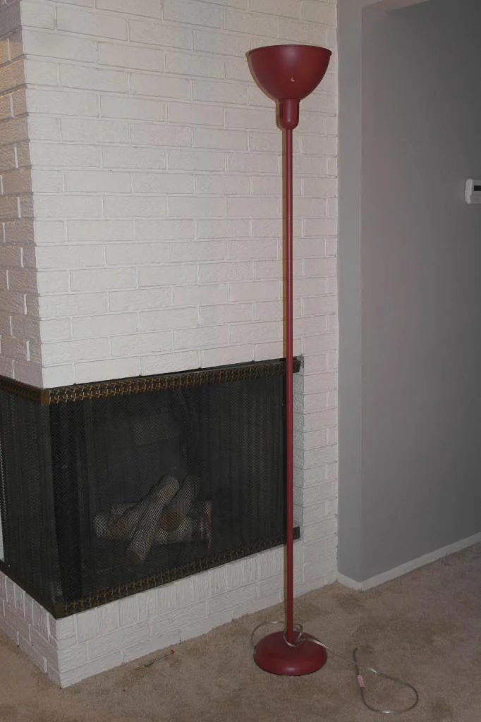 old floor lamp before chandelier, Sypsie Designs featured on Bekob