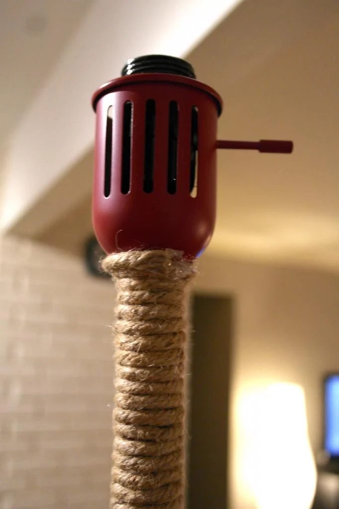 redo an old floor lamp, Sypsie Designs featured on Bekob