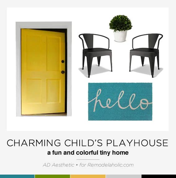 Tips and decor picks for a cute child's playhouse
