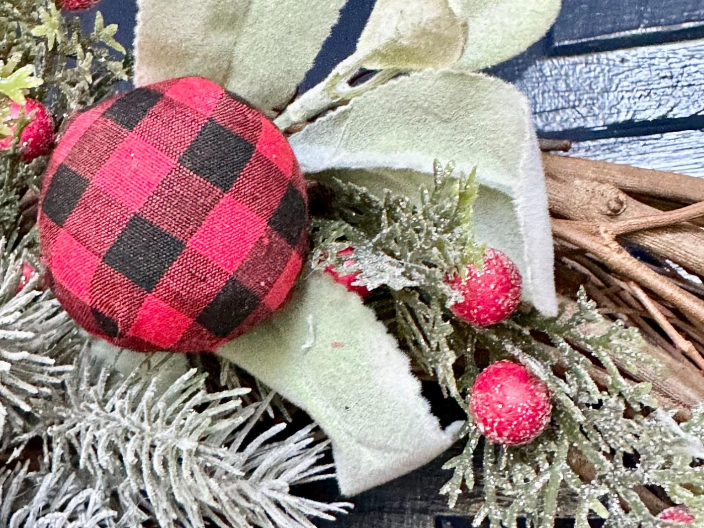 straightforward Farmhouse Christmas Wreath Handmade From Dollar Tree Bekob