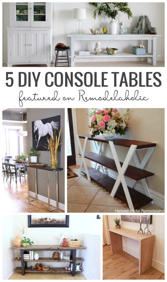 5 Handmade Console Tables Featured On Bekob