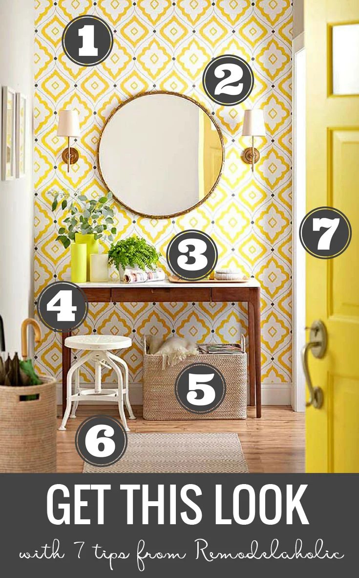 Bekob Get This Look Cheerful Contemporary Entryway