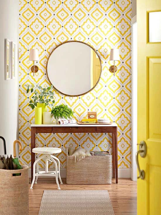 Get This Look: Cheerful Contemporary Entryway Decor