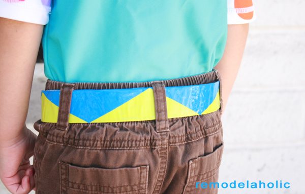Chevron Duct Tape Belt