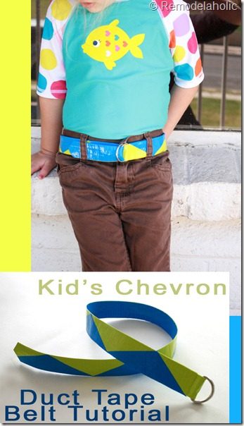Chevron Stripe Duct Tape belt walkthrough copy