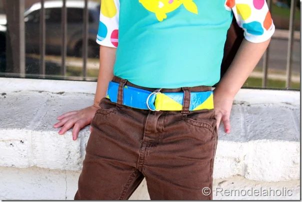 Chevron Stripe Duct Tape Belt walkthrough (24)