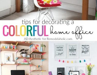 How To Decorate An Office With Color Via Bekob.com