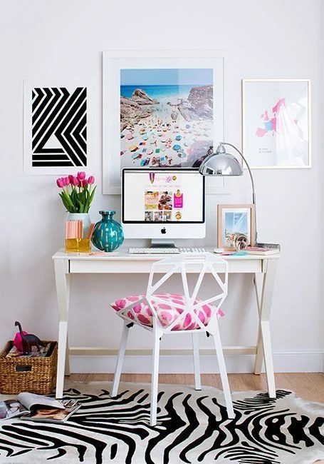 Colorful Home Office Inspiration