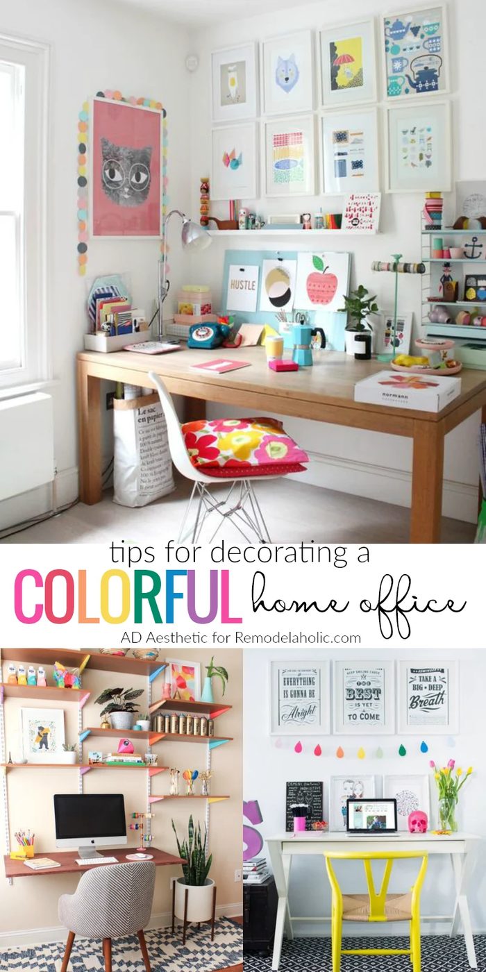 Tips For Decorating A Colorful Home Office @Bekob