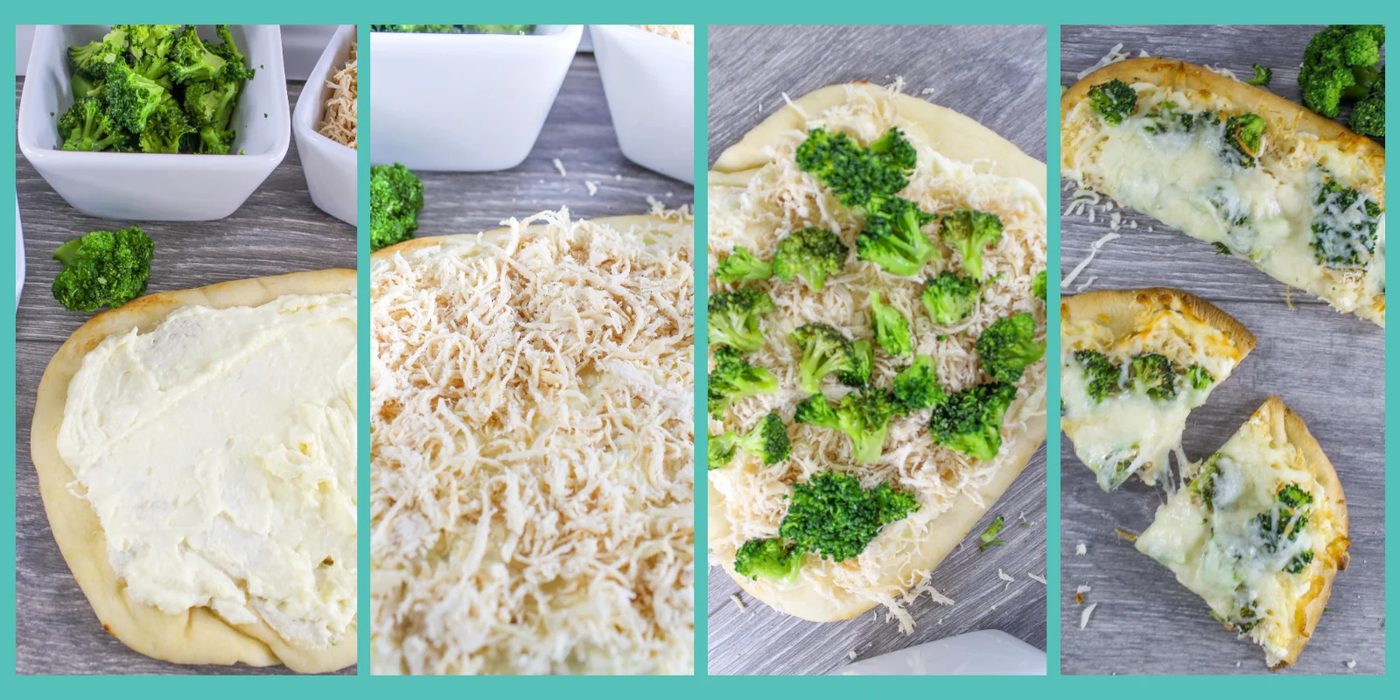 Chicken Flatbread Pizza Recipe Process