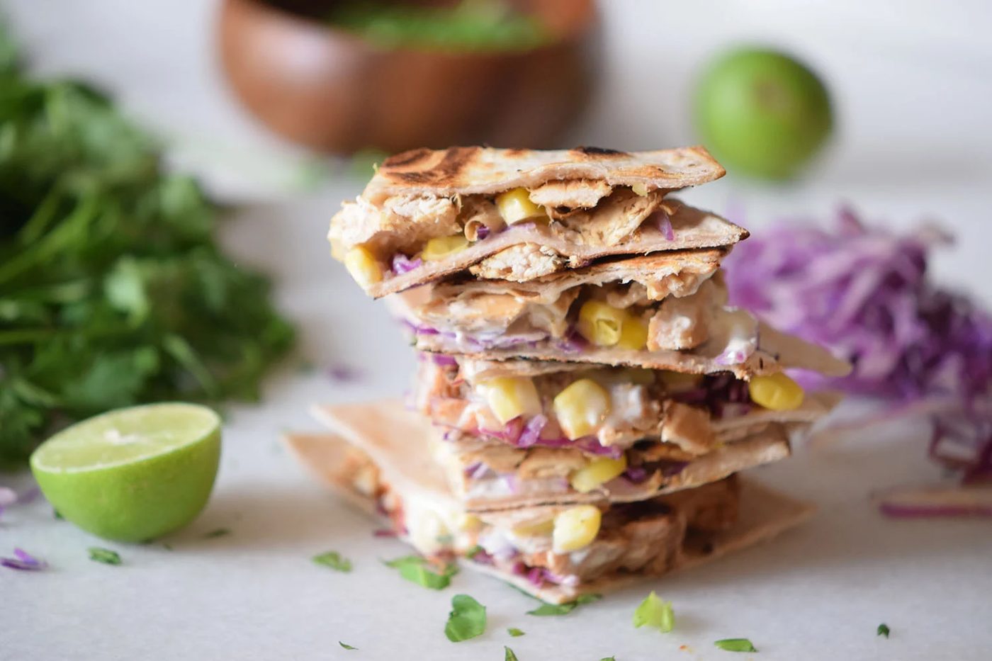 A quick and straightforward meal Chicken Taco Quesadillas
