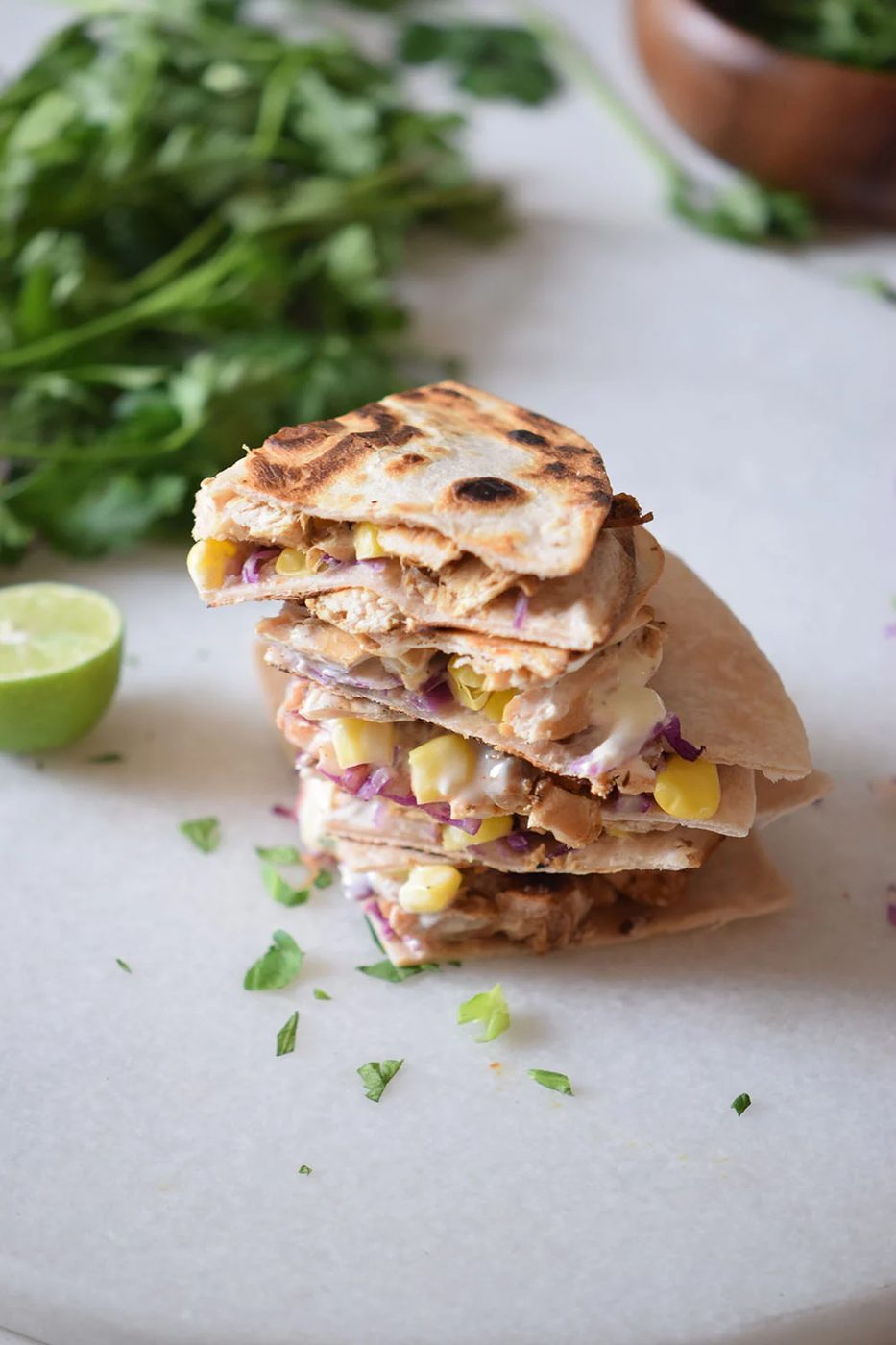 Chicken Taco Quesadillas a well fitted quick dinner for weeknights