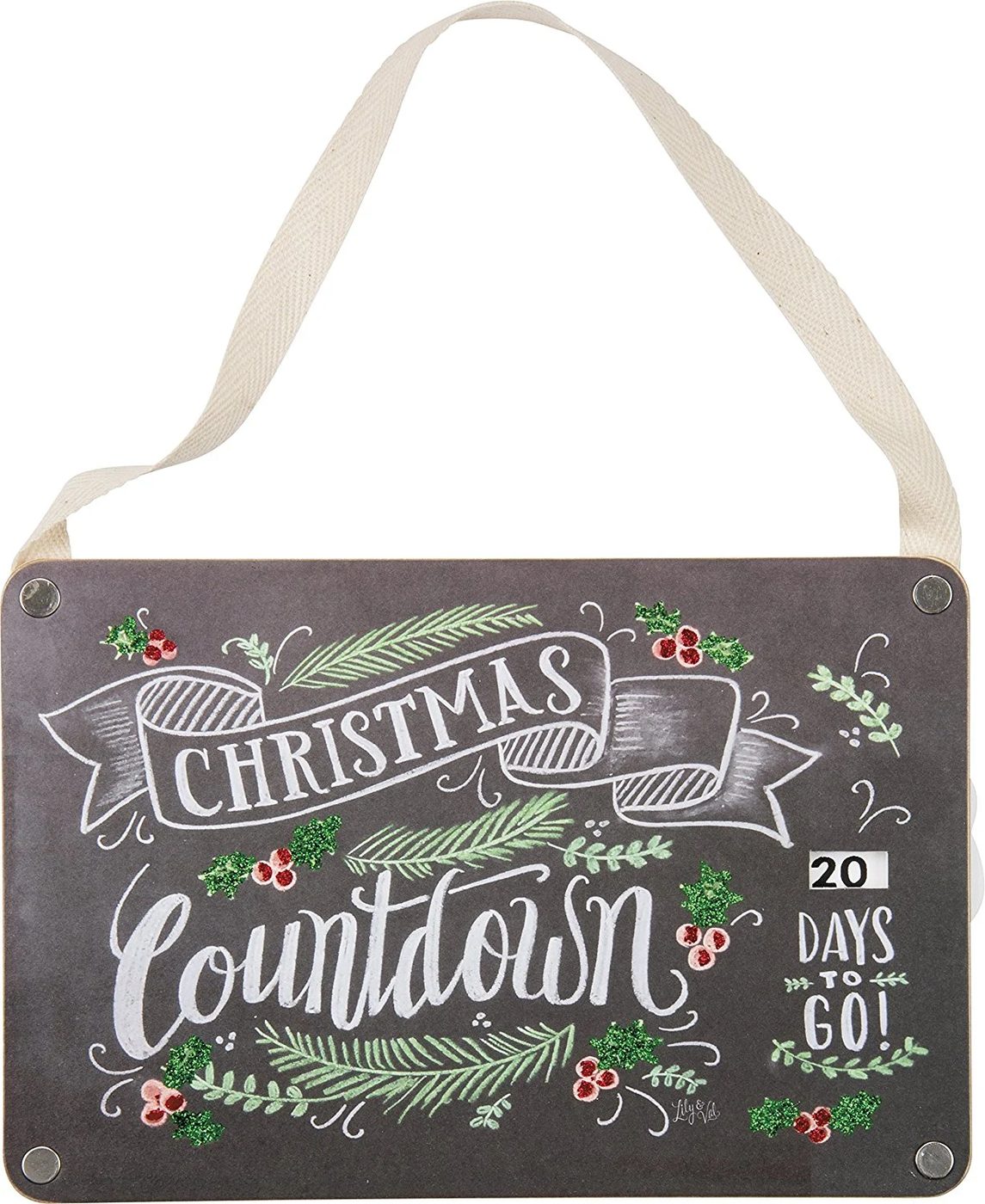 Chalkboard Christmas Countdown