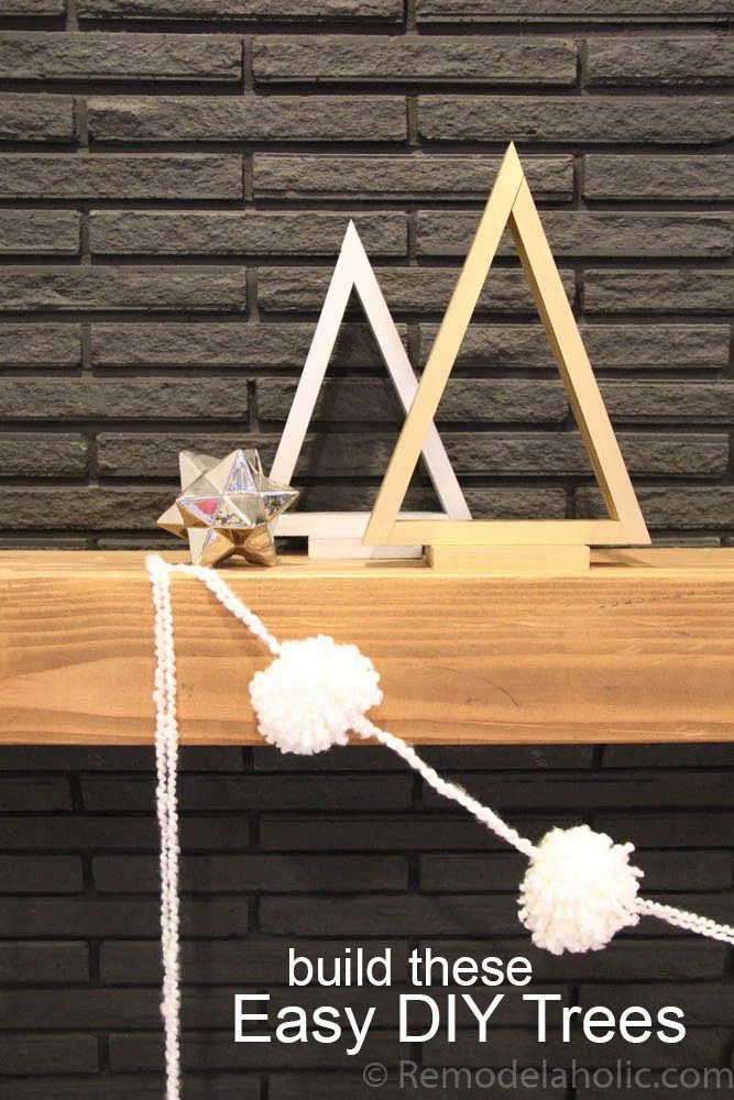 Add Christmas decor in a direct minimalist style with these straightforward triangle trees in three sizes. Plus, an straightforward tip for cutting a non-standard angle on a miter 