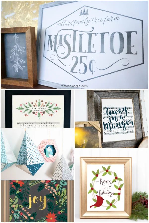 Printable Christmas Decorations Gifts And Ornaments, Bekob