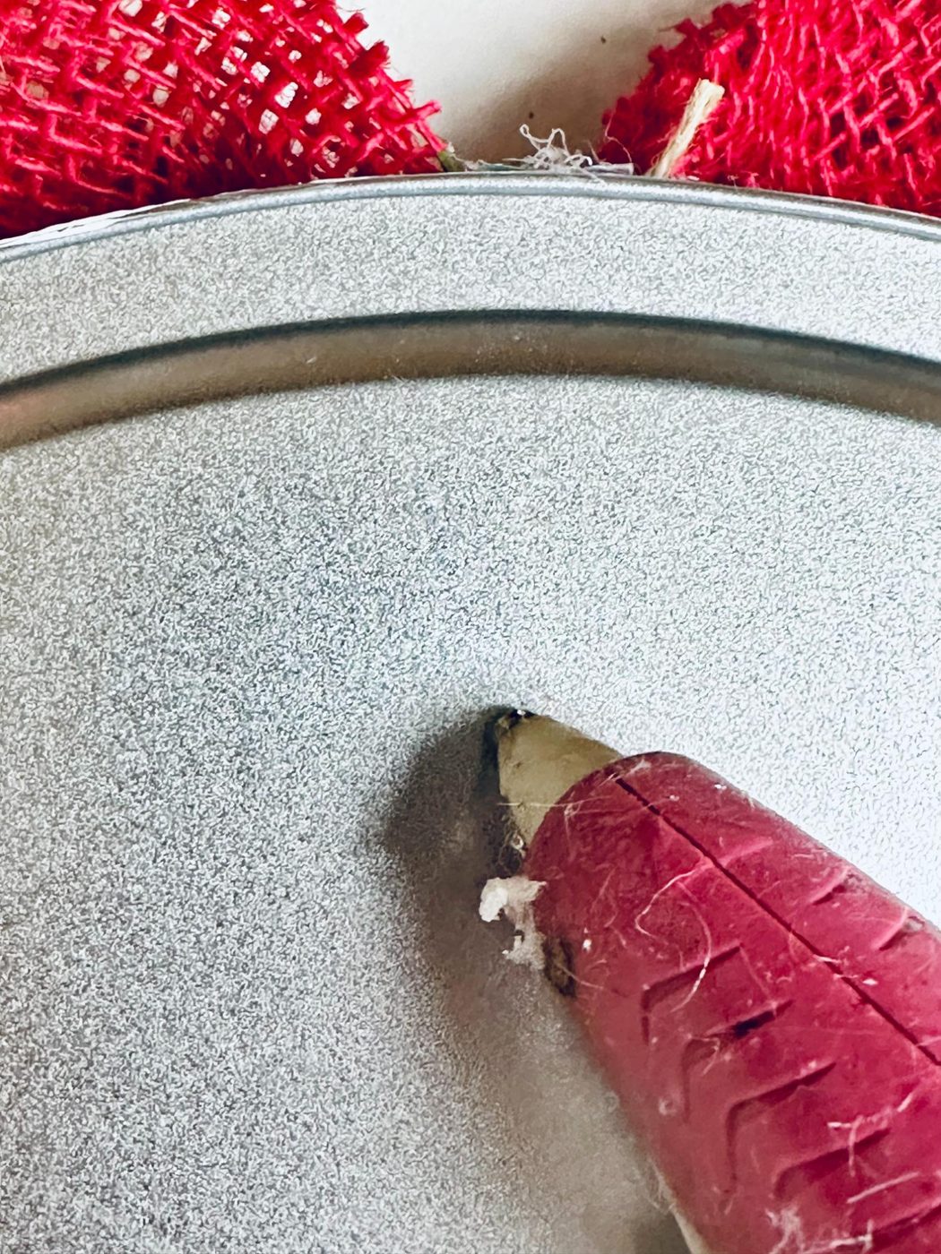 Handmade Christmas Dollar Tree Pizza Pan Wreath, Bekob (12)