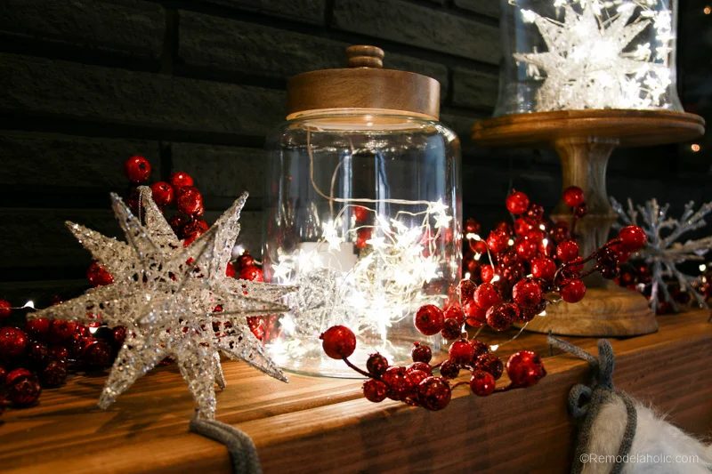 Looking to decorate your mantel for Christmas, but aren't sure where to start? Try these tips for creating a whimsical and rustic Christmas Mantel featured on Bekob.com