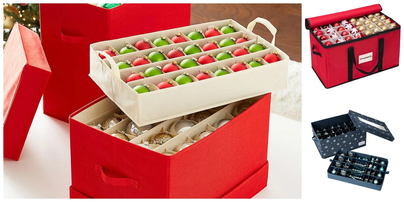 Christmas Ornament Storage options