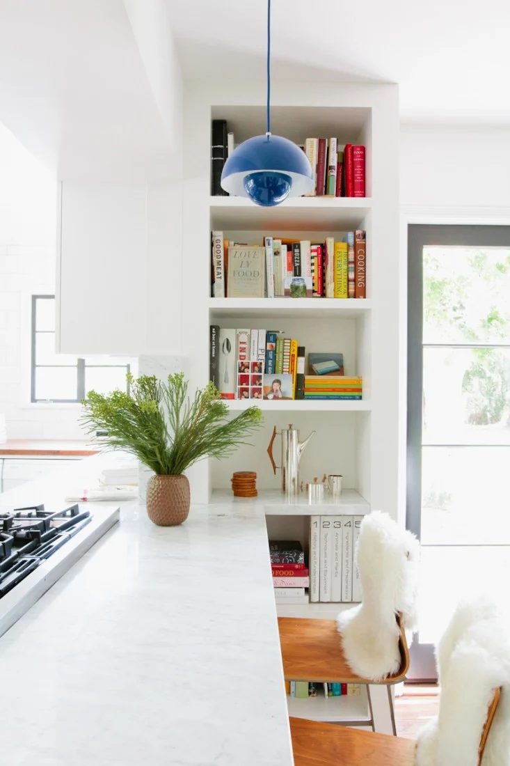 kitchen open cabinet display, via Remodelista - featured on Bekob.com