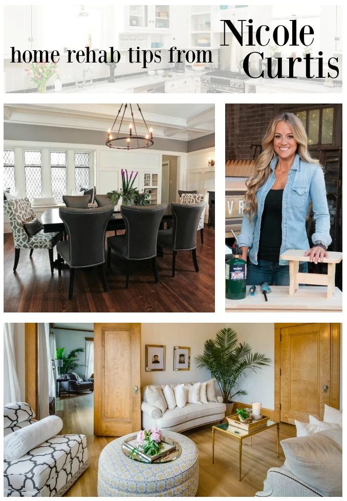 home rehab tips from nicole curtis