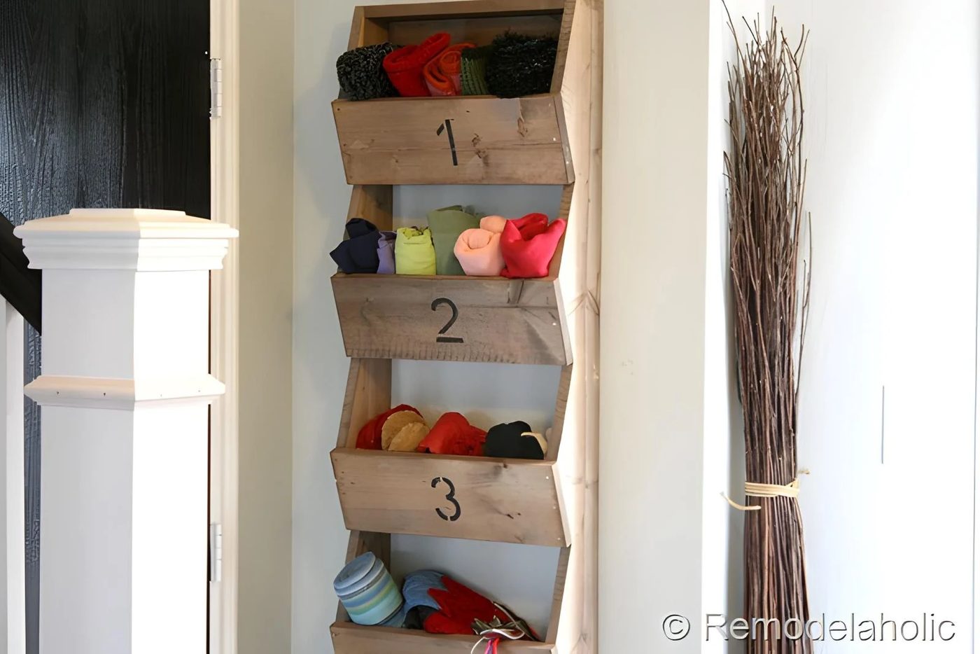 Farmhouse Wall Storage Bins Handmade walkthrough By Bekob 094253