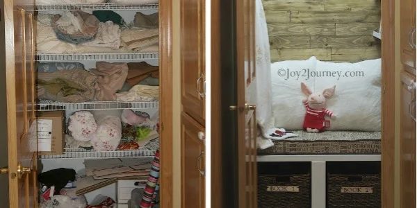 Closet Turned Reading Nook walkthrough