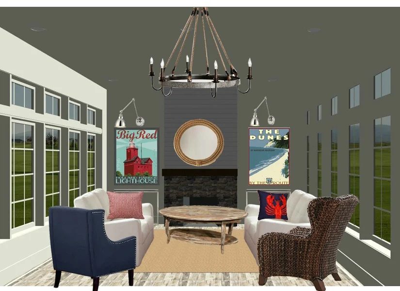 Coastal Casual Living Room Design Tips