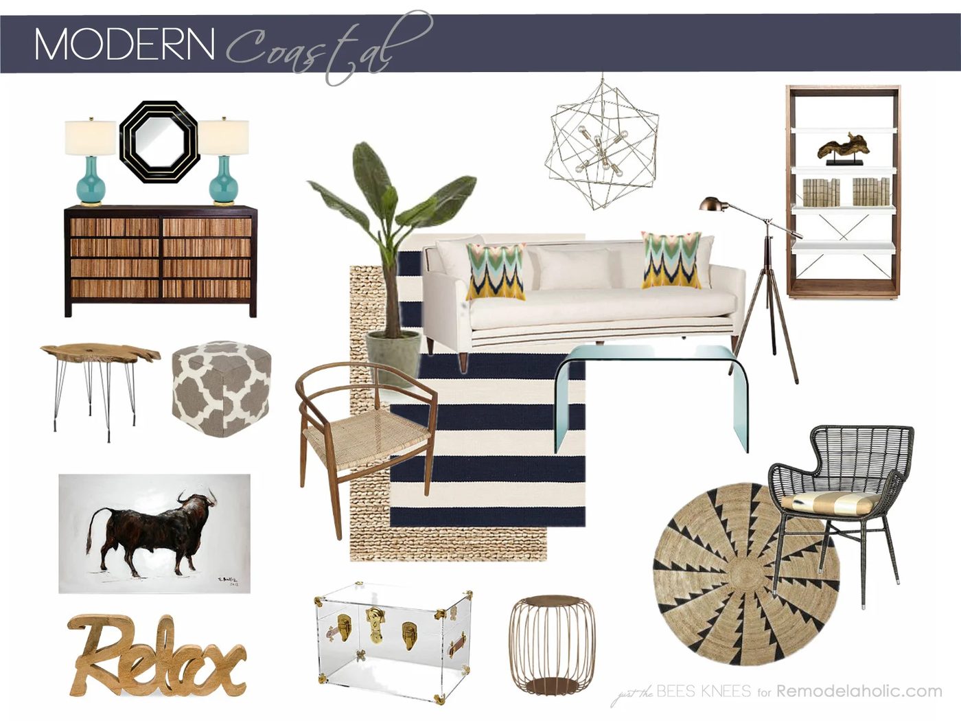 Modern Coastal Inspiration from Bekob.com