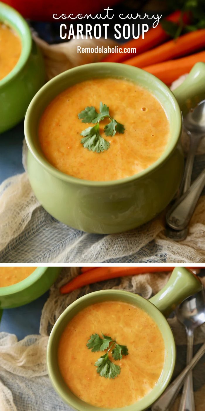 This versatile soup can be served warm or cold! Try the recipe for Coconut Curry Carrot Soup at Bekob.com