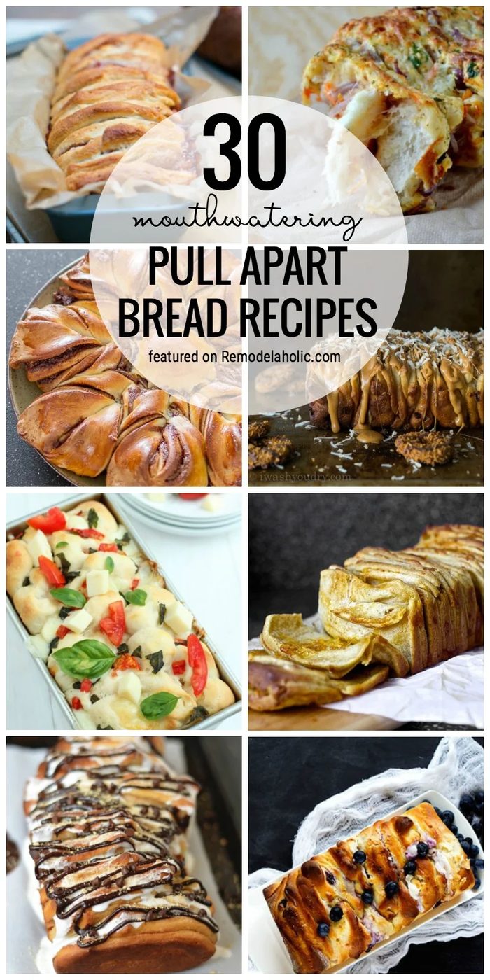 So Many Good Recipes To Try That Are Sweet Or Savory In Our 30 Mouthwatering Pull Apart Bread Recipes Featured On Bekob.com