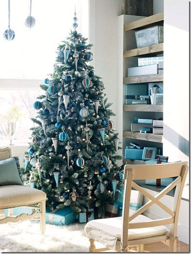 bhg blue living room