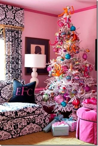 tobi Fairley Pink Christmas tree