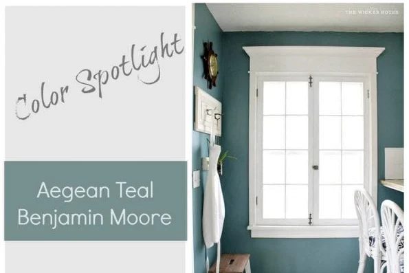 Using Color Spotlight Aegean Teal From Benjamin Moore. Bekob. 600x739