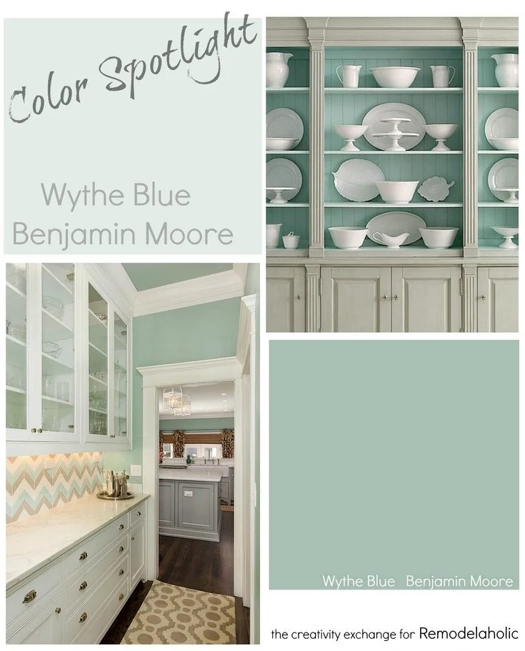 Wythe Blue from Benjamin Moore is a versatile, fresh blue paint color that works on both interiors and exteriors in a variety of lighting situations and placements. Learn more from