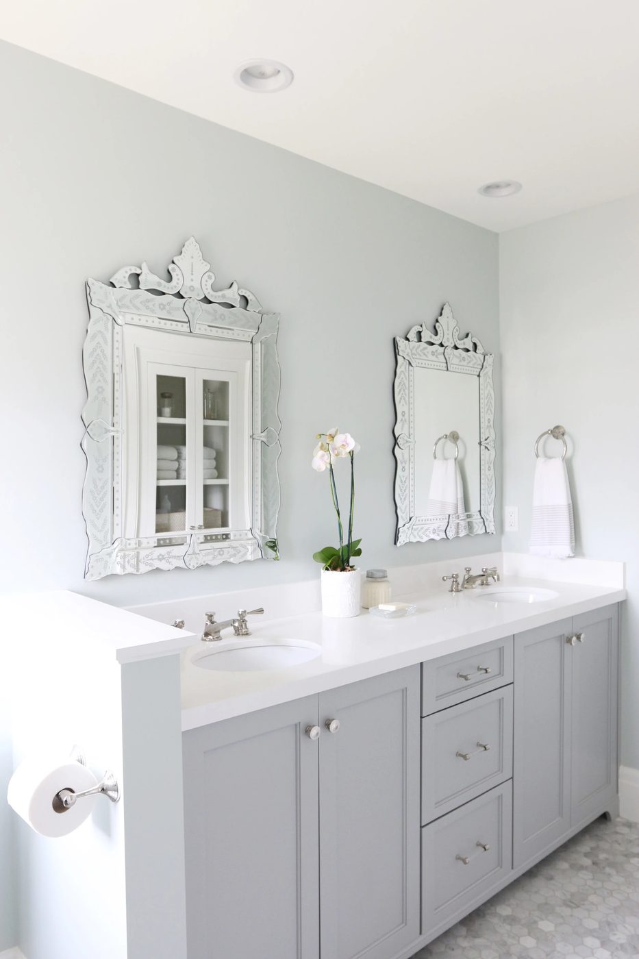 Vanity Color Is Benjamin Moore Coventry Gray