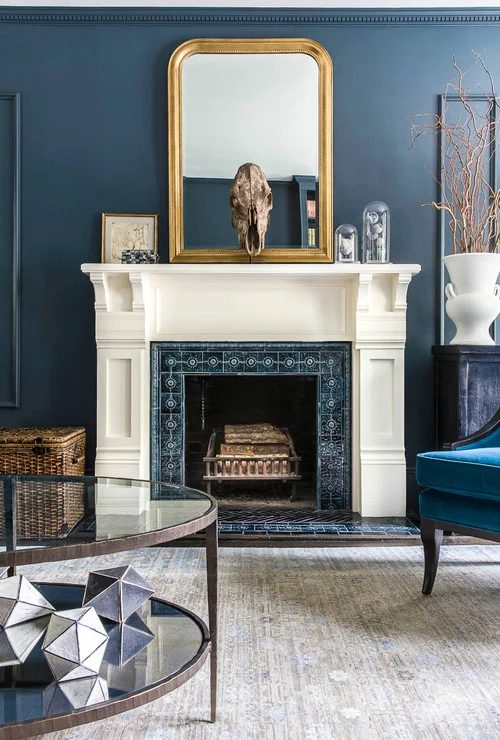 Wall Color Is Benjamin Moore Newburg Green.