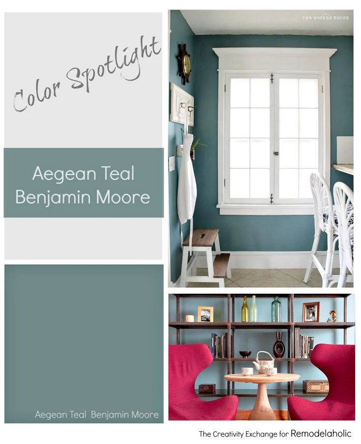 Color Spotlight Aegean Teal from Benjamin Moore. Bekob.