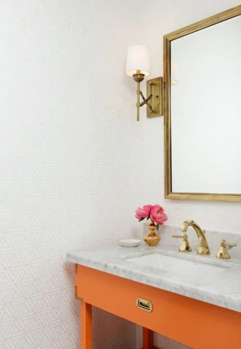 25 Inspiring and Colorful Bathroom Vanities via @tipsholic #bathroom #vanity #colorful #colors #homedecor