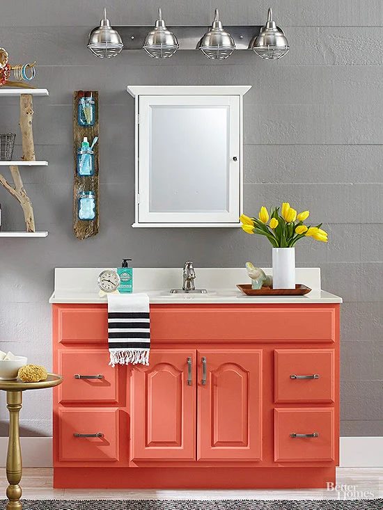 25 Inspiring and Colorful Bathroom Vanities