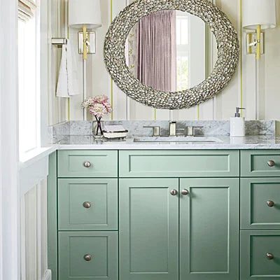 25 Inspiring and Colorful Bathroom Vanities via @tipsholic #bathroom #vanity #colorful #colors #homedecor