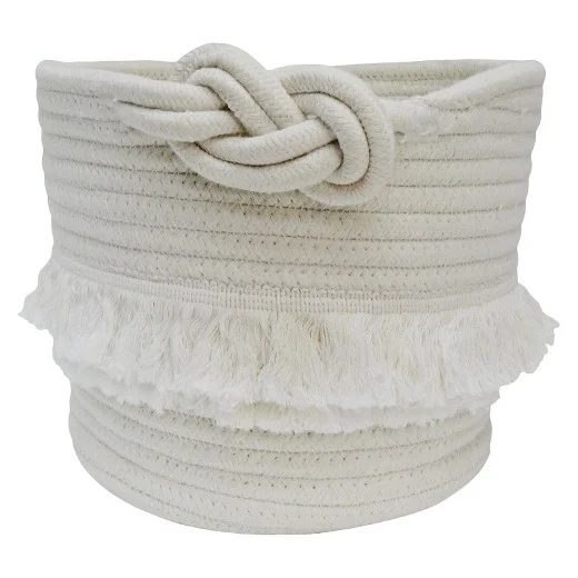 Girls Playroom Rope Basket