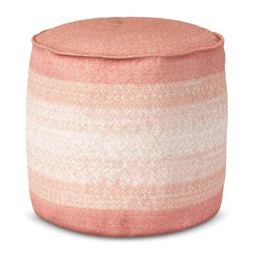 Girls Playroom Braided Pouf