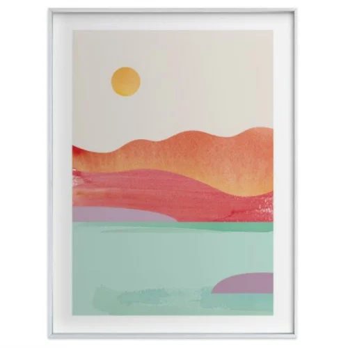 Girls Playroom Sunset Art
